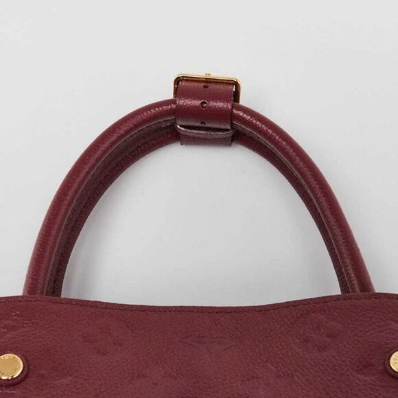 Louis Vuitton Aurore Monogram Empreinte Leather Montaigne MM Bag w/o Strap - Picture 8 of 12